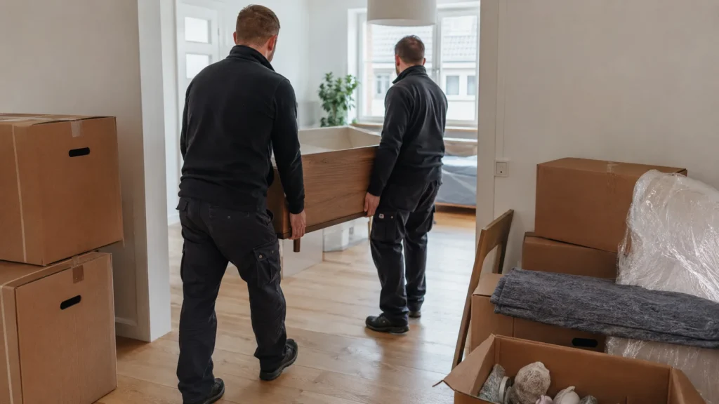 Haushaltsauflösung mit Möbelabbau und Kartons