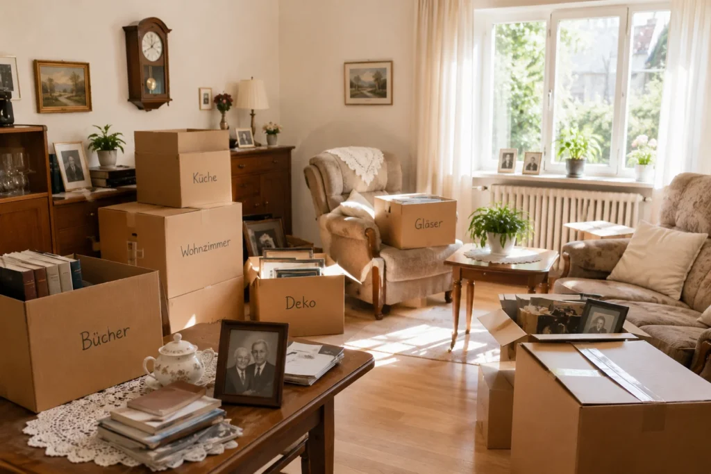 Haushaltsauflösung bei Pflegeheim oder Seniorenumzug