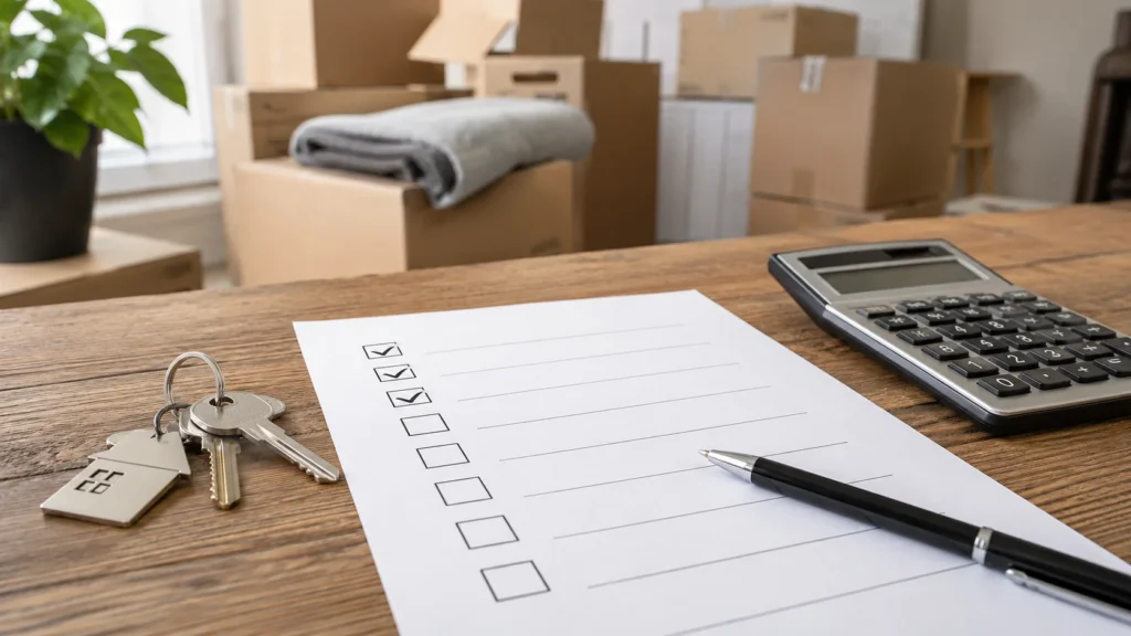 checkliste haushaltsauflösung kosten planen